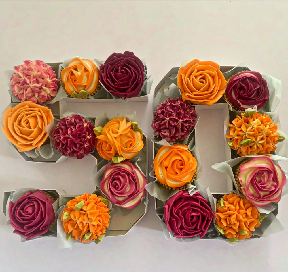 number cupcake